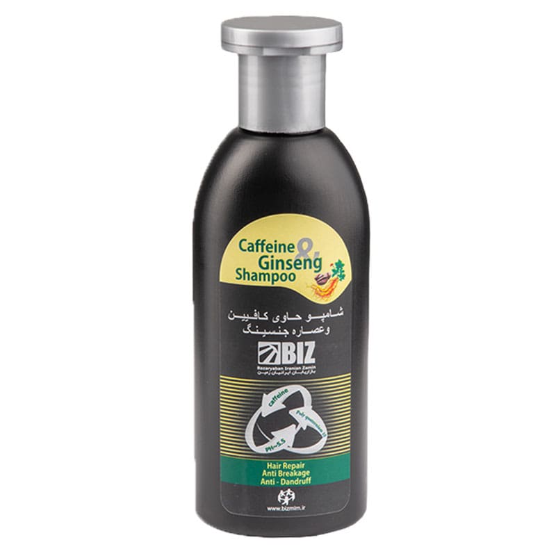 شامپو حاوی کافئین و عصاره جنسینگ