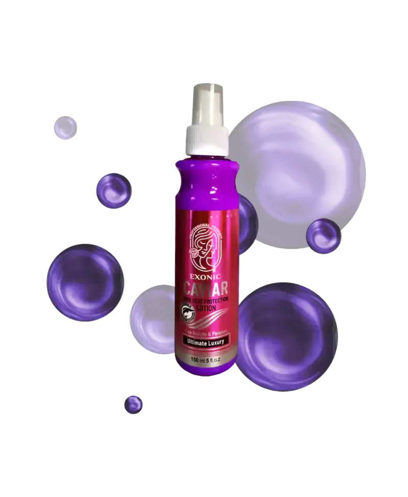 لوسیون محافظ حرارتی مو حاوی عصاره خاویار